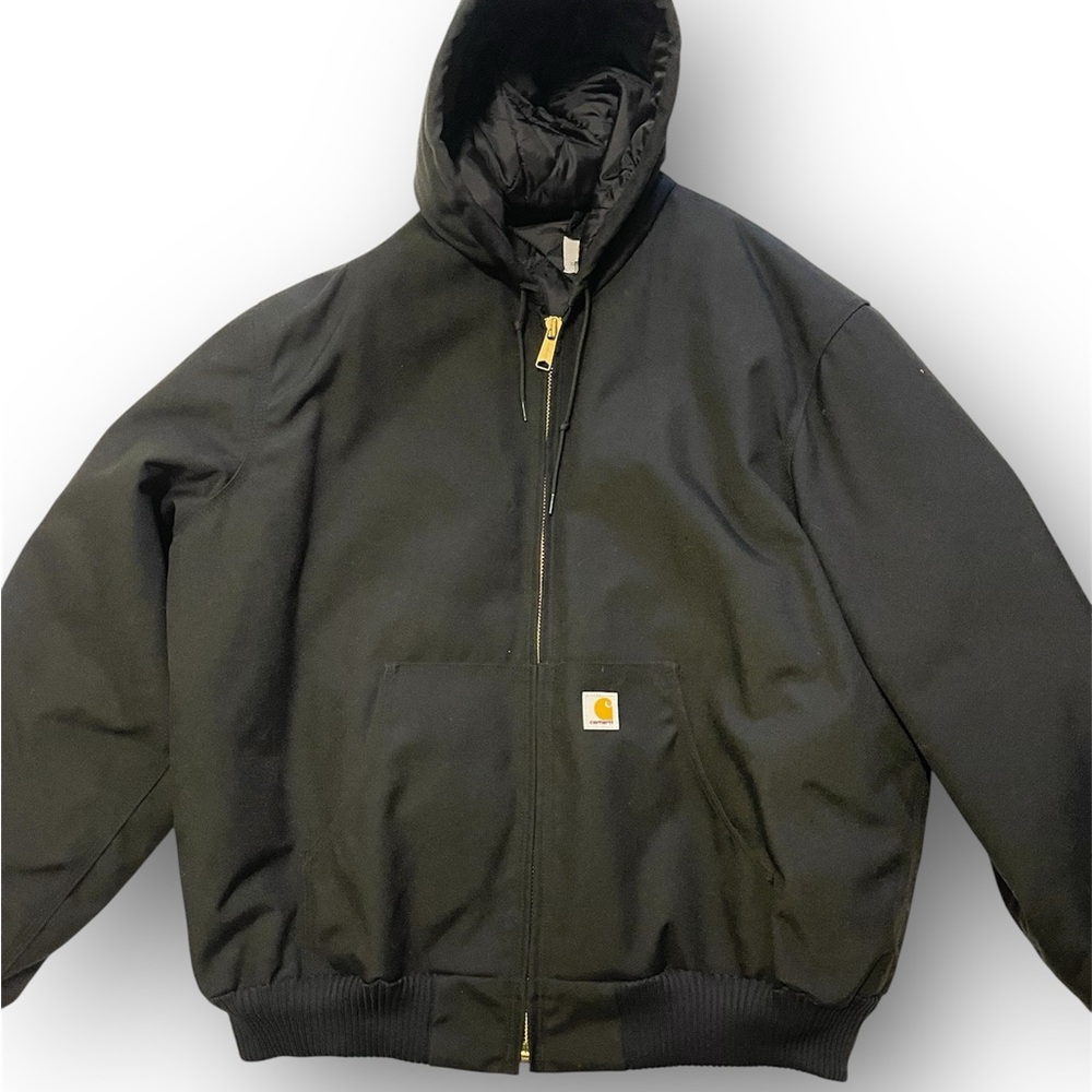 Carhartt Black Puffer Jacket Insulated Durable